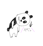 自由で愉快なぱんださん。（個別スタンプ：3）
