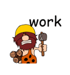 Language Pack for Cavemen (English ver.)（個別スタンプ：21）