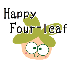 [LINEスタンプ] Happy Four Leaf