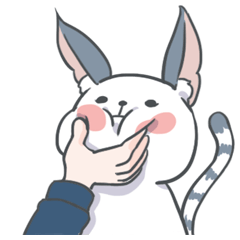 [LINEスタンプ] The cat from the moon