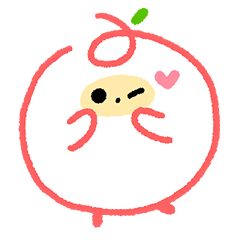 [LINEスタンプ] Snow White Apple