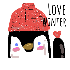 [LINEスタンプ] Hello cute penguinの画像（メイン）
