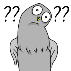 [LINEスタンプ] Questioning Pigeon