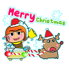 [LINEスタンプ] Raka Maku.17Merry Christmas.