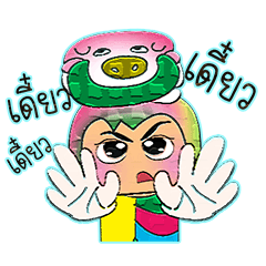 [LINEスタンプ] Meko Wawa.10love Pig