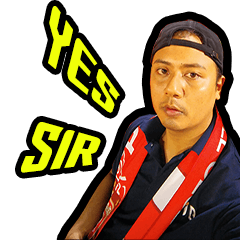 [LINEスタンプ] Yes sir