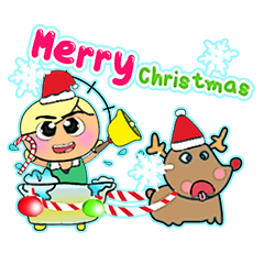 [LINEスタンプ] Sanako Mako.17Merry Christmas.