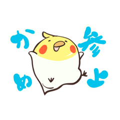 [LINEスタンプ] オカメインコのかめちゃん