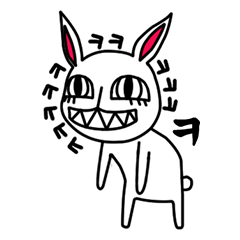 [LINEスタンプ] Rabbit Oonie