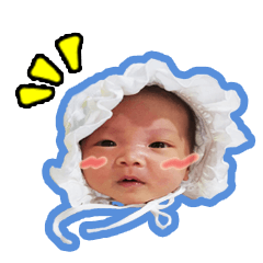 [LINEスタンプ] Little Baby Avaの画像（メイン）