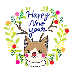 [LINEスタンプ] happy happy new year