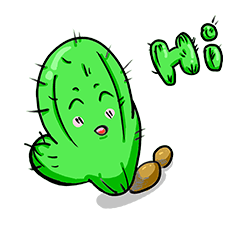 [LINEスタンプ] NongCactus V.1