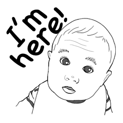 [LINEスタンプ] MyBaby Rayden