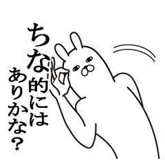 [LINEスタンプ] ちなが使う面白名前スタンプ