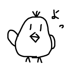 [LINEスタンプ] トリです