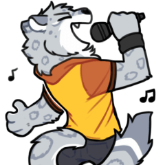 [LINEスタンプ] Snow Leopard With His Friends