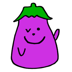 [LINEスタンプ] なす野さん