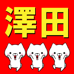 [LINEスタンプ] 超★澤田(さわだ・さわた)なイヌの画像（メイン）