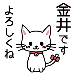 [LINEスタンプ] 金井さんと金井さんの友達用