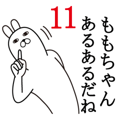 [LINEスタンプ] ももちゃんが使う面白名前スタンプ11