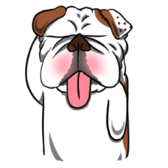 [LINEスタンプ] Pungkung the Bulldog