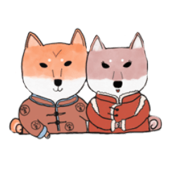 [LINEスタンプ] SHIBA TOBI＆MIMI