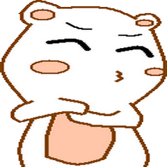 [LINEスタンプ] White rabb(animated)