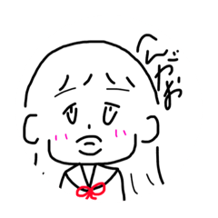 [LINEスタンプ] どこかの女の子の日常