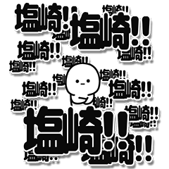 [LINEスタンプ] 塩崎さんデカ文字シンプル