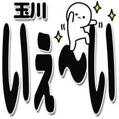 [LINEスタンプ] 玉川さんデカ文字シンプル