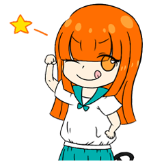 [LINEスタンプ] The high school student 's mouth