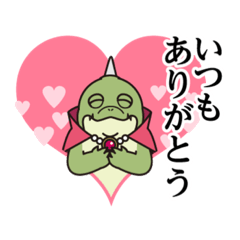 [LINEスタンプ] オチャメなつるごん