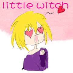 [LINEスタンプ] Cute little witch123