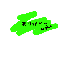 [LINEスタンプ] thank you word