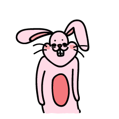 [LINEスタンプ] Braces rabbit's life