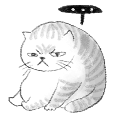 [LINEスタンプ] Bread is a Stinky Cat