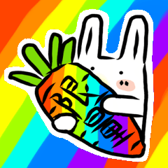 [LINEスタンプ] Rabbit Aberdeen