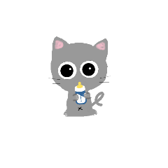 [LINEスタンプ] Grey meow