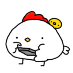 [LINEスタンプ] Cutest little chicken.