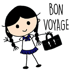 [LINEスタンプ] Diary of an study abroad student