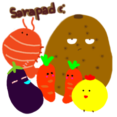 [LINEスタンプ] sarapadthings