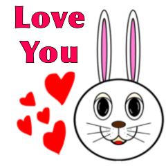 [LINEスタンプ] Sweet Rabbits...