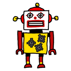 [LINEスタンプ] robot-robot