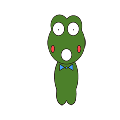 [LINEスタンプ] Frog Prince's daily life