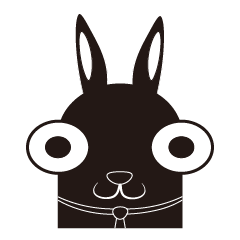 [LINEスタンプ] Two%Rabbit's Garden