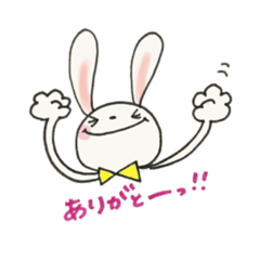 [LINEスタンプ] ゆきうさ1