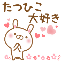 [LINEスタンプ] 大好きなたつひこに送るスタンプ