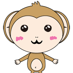 [LINEスタンプ] ching momkey