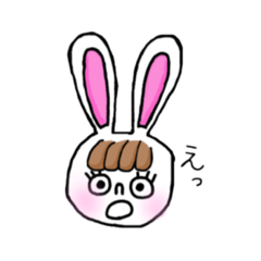 [LINEスタンプ] maegami USAGI