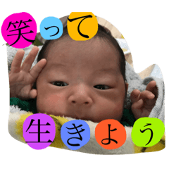 [LINEスタンプ] 笑って生きるふきちゃんスタンプ